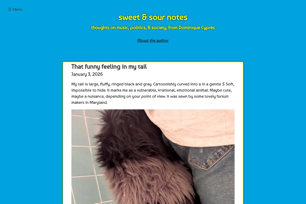 sweet & sour notes