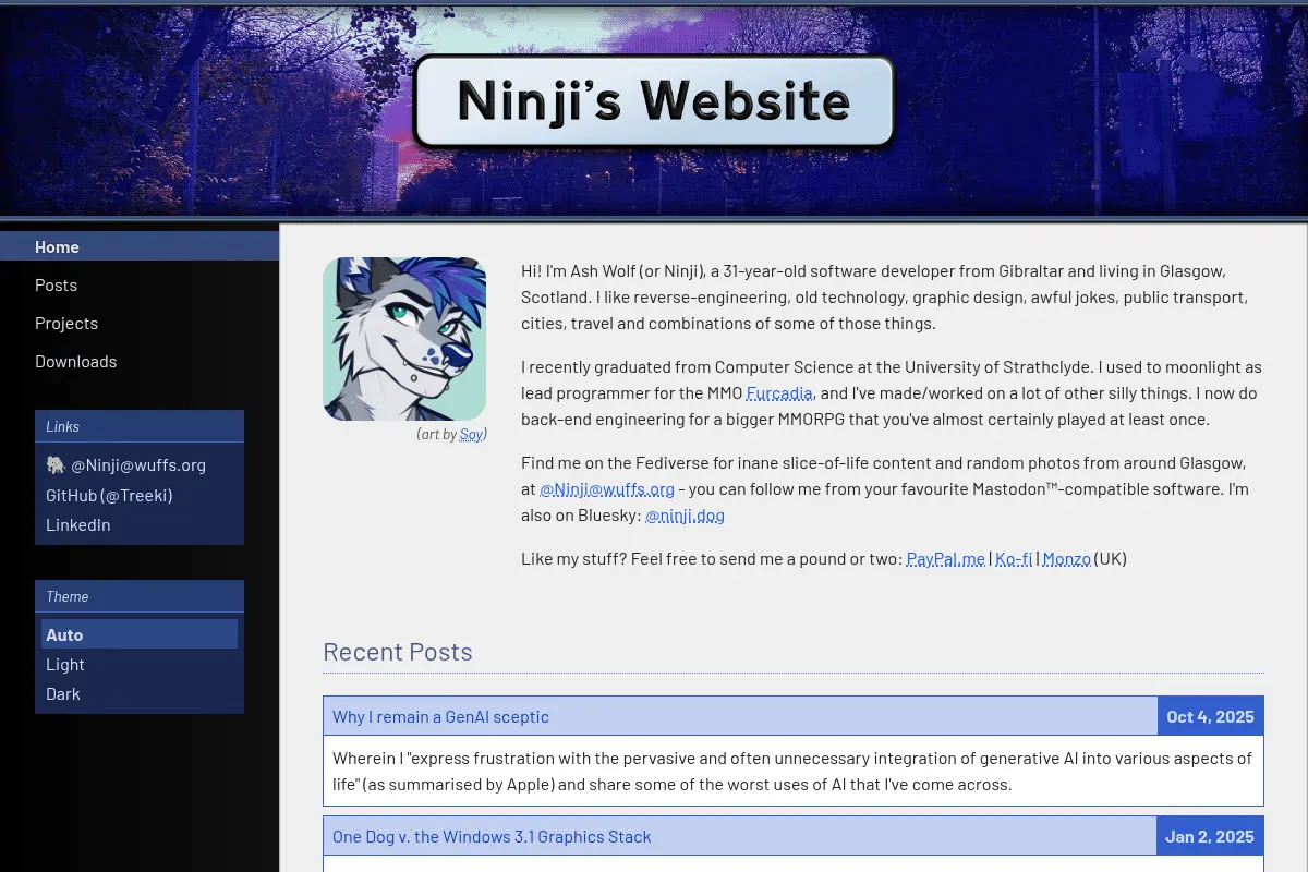 Ninji's Website