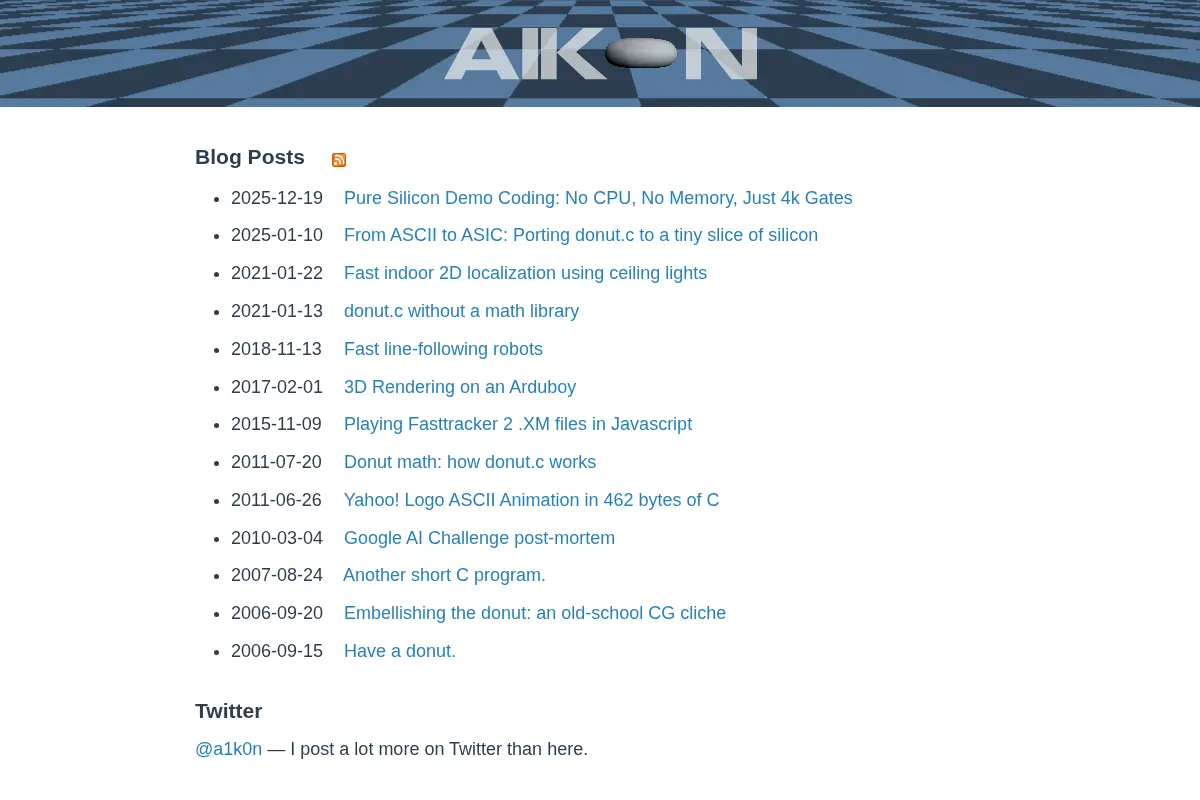 Andy Sloane's site