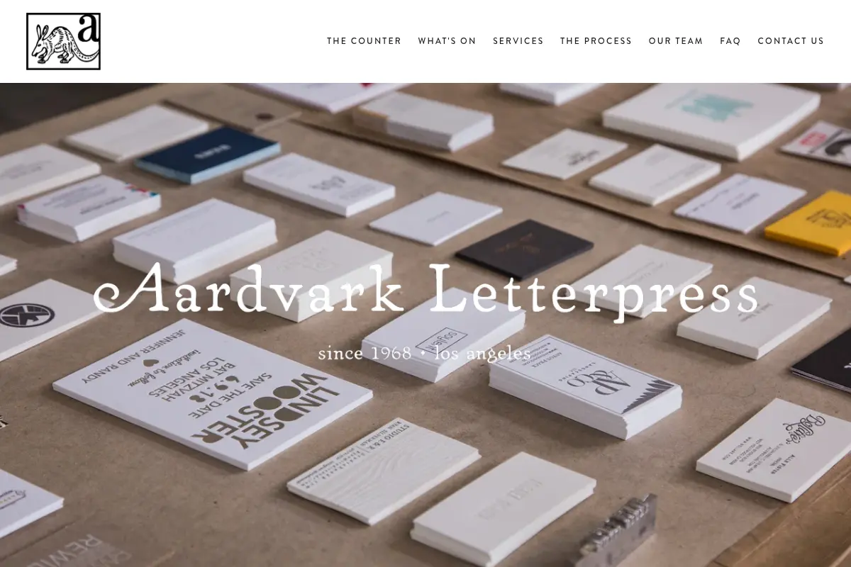 Aardvark Letterpress