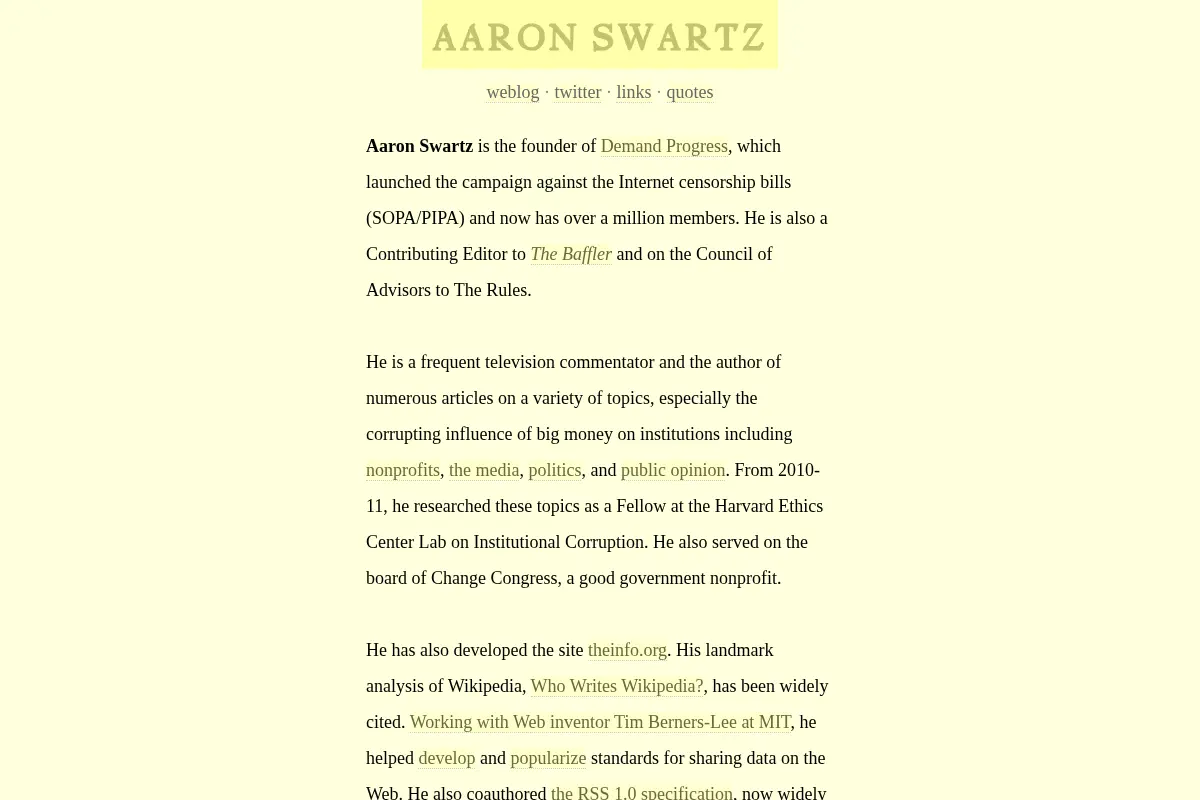 Aaron Swartz