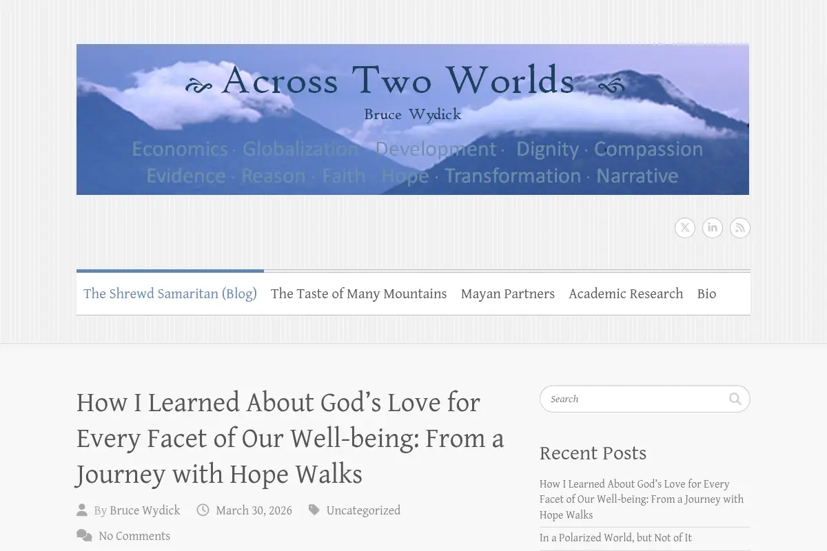 Across Two Worlds