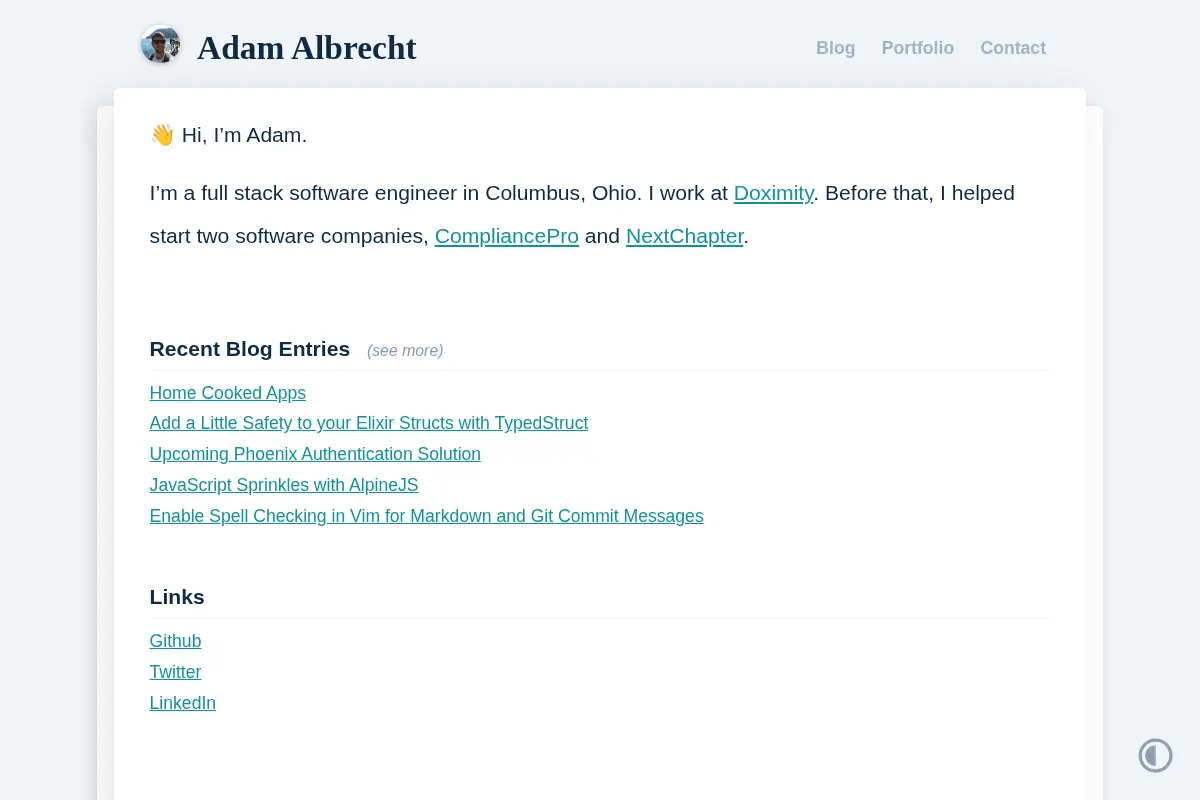 Adam Albrecht - Full Stack Developer in Columbus, Ohio