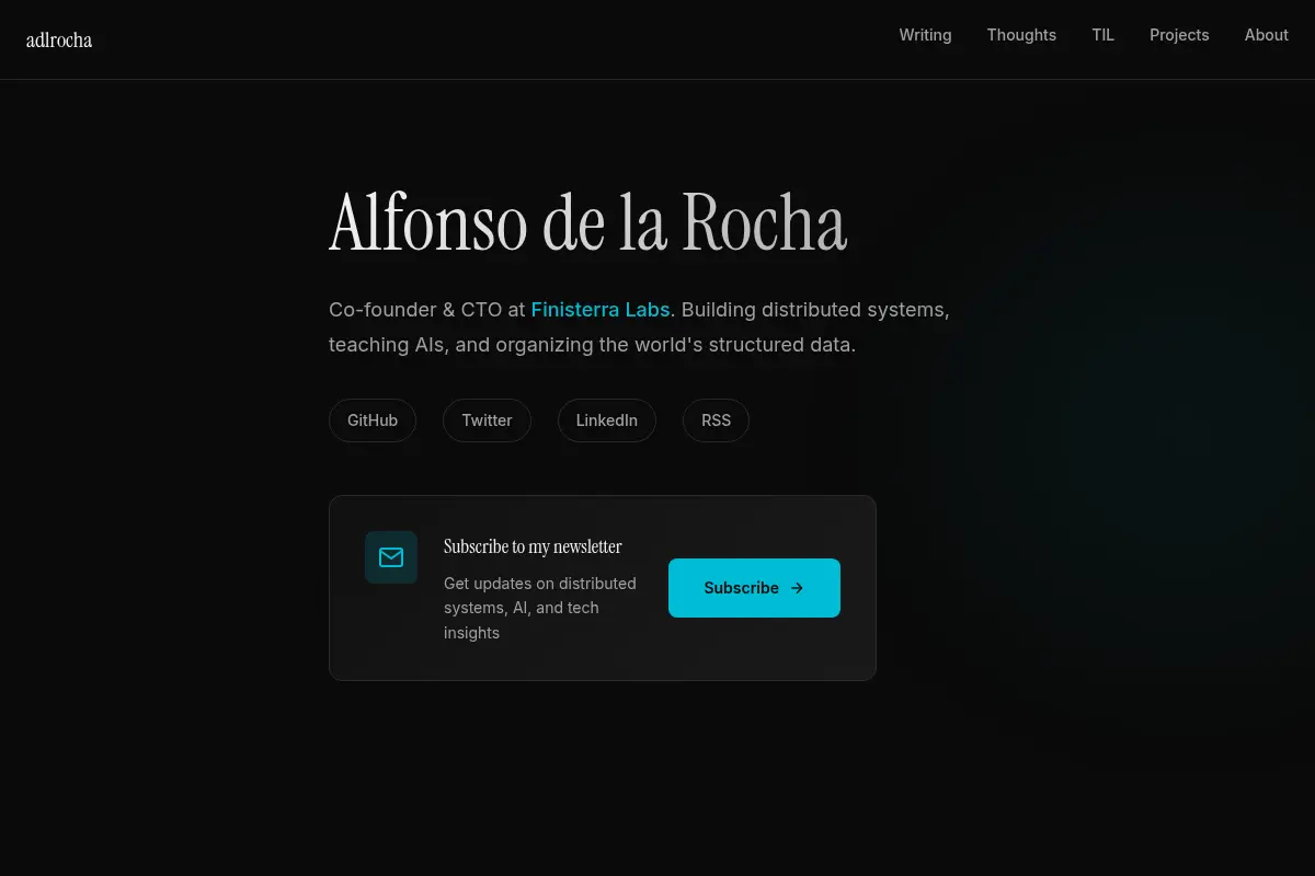 Home | Alfonso de la Rocha