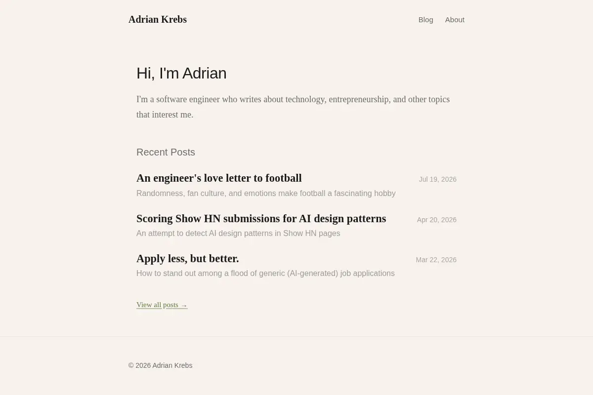 Adrian Krebs