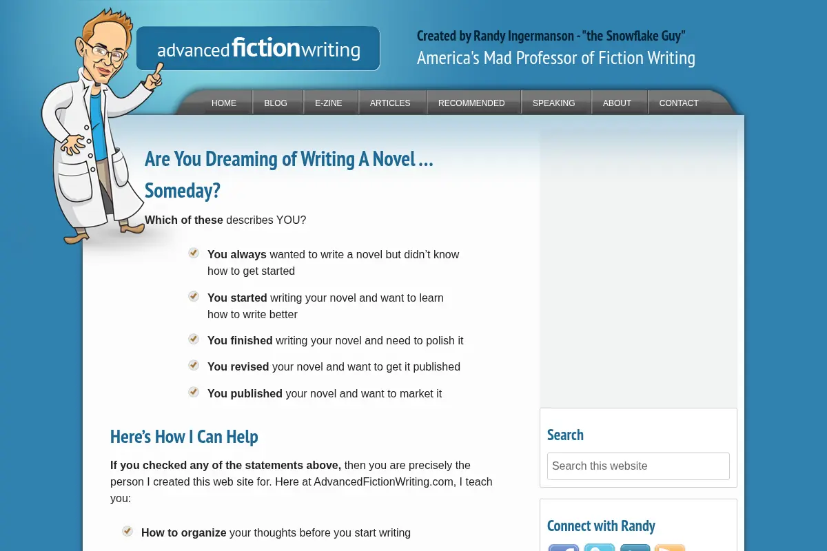 Advanced Fiction Writing