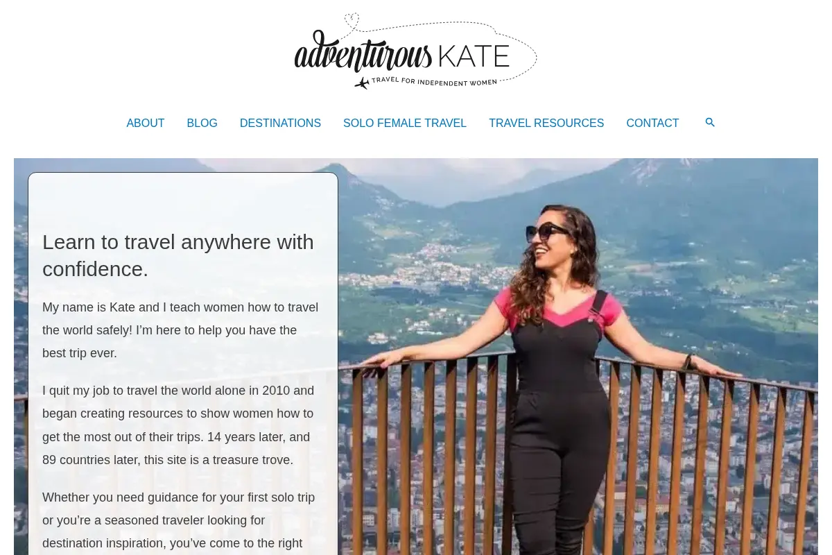 Adventurous Kate - The Solo Female Travel Blog