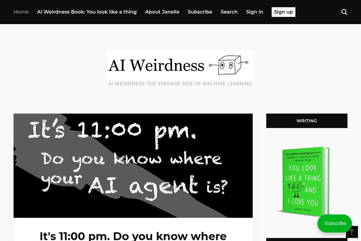 AI Weirdness