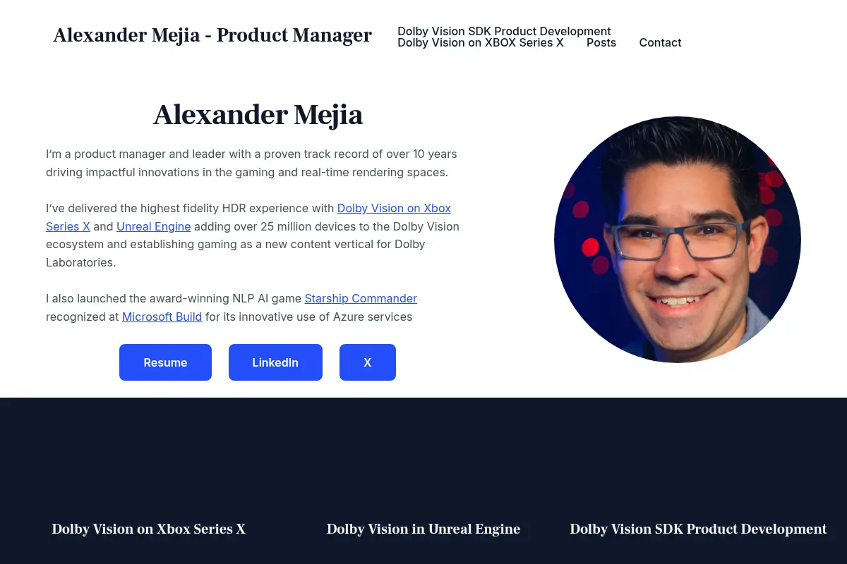 Alexander Mejia - Product Manager