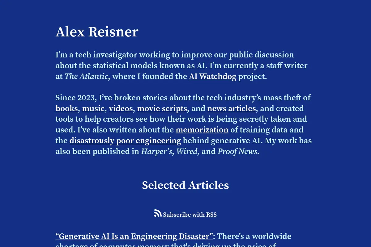 Alex Reisner