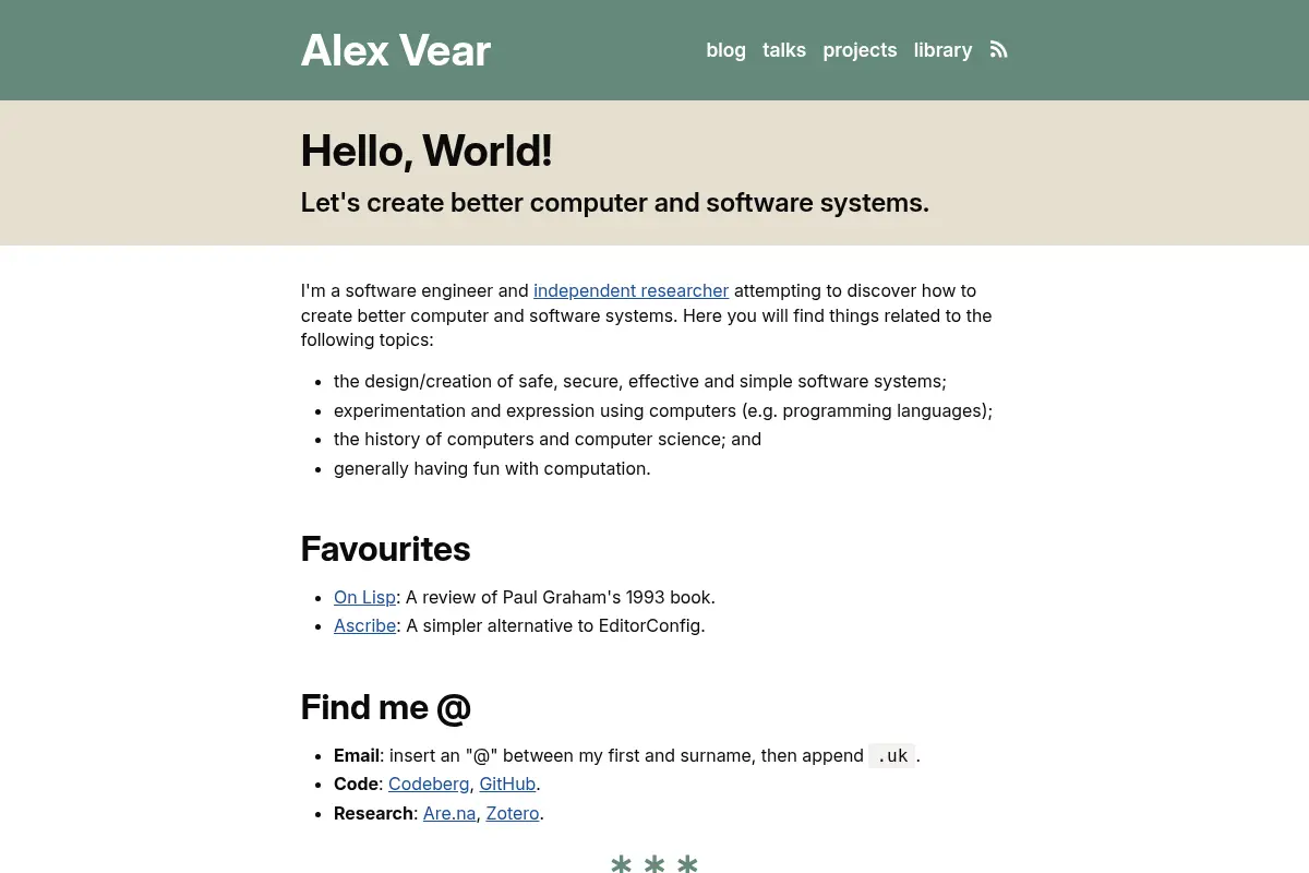 Alex Vear