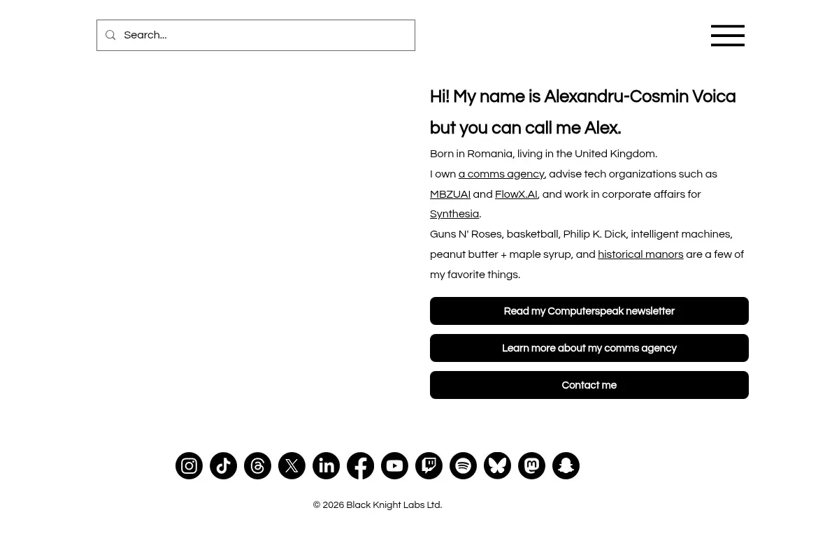 Alexandru Voica – Personal Portfolio
