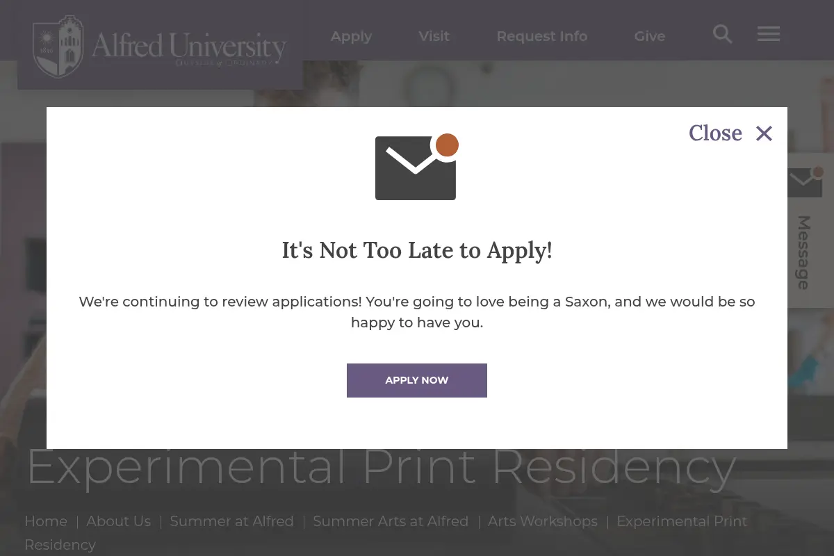 Experimental Print Residency at Alfred University