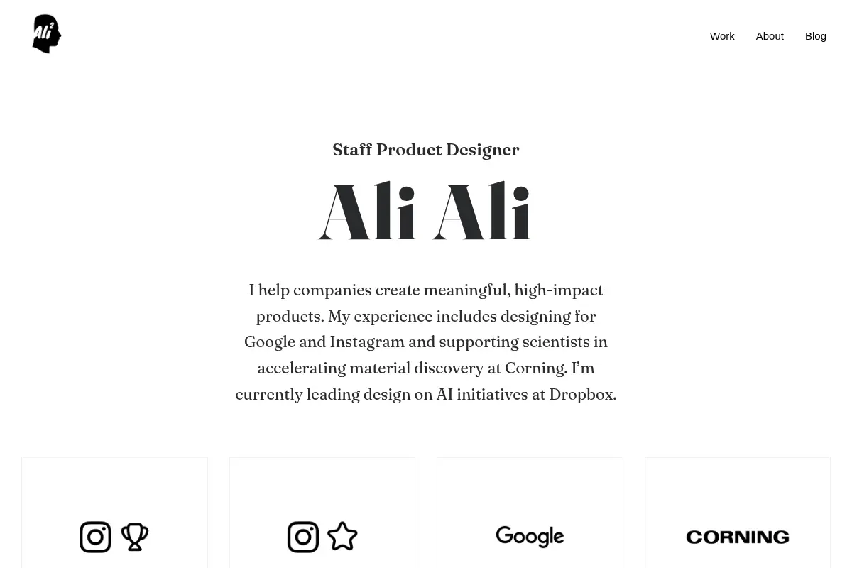 Ali Ali – Lead Product Designer
