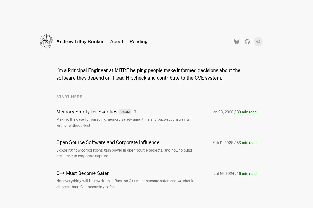 Software Security Engineer — Andrew Lilley Brinker