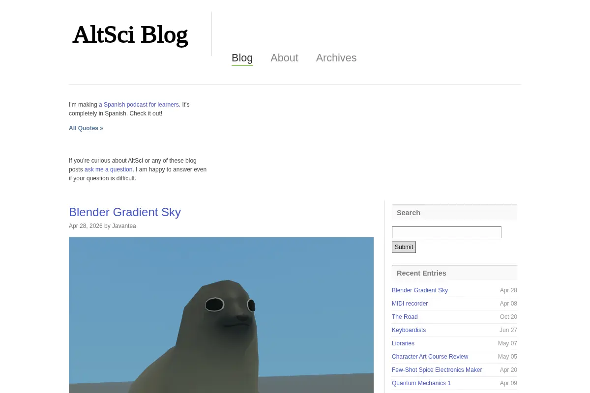 AltSci Blog