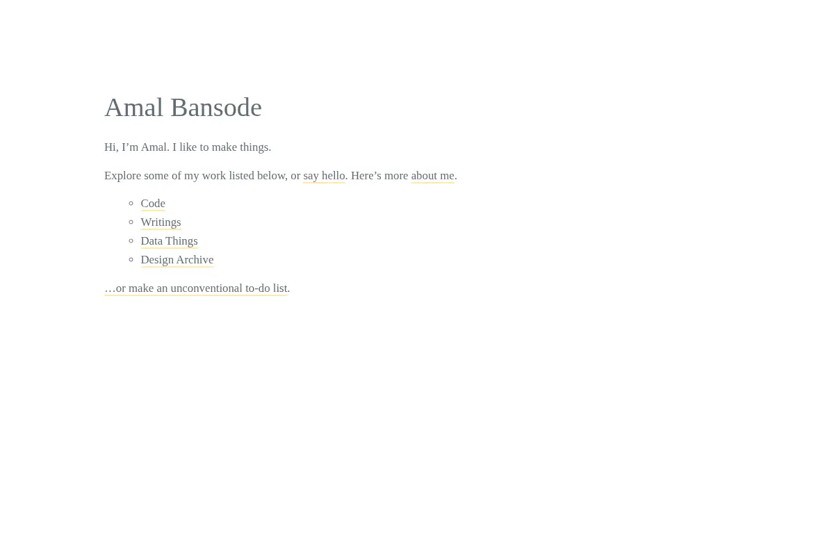 Amal Bansode
