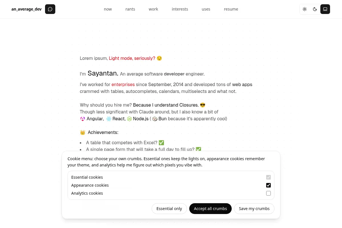 Sayantan Dey's Portfolio