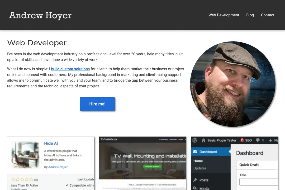 Andrew Hoyer | Web Developer