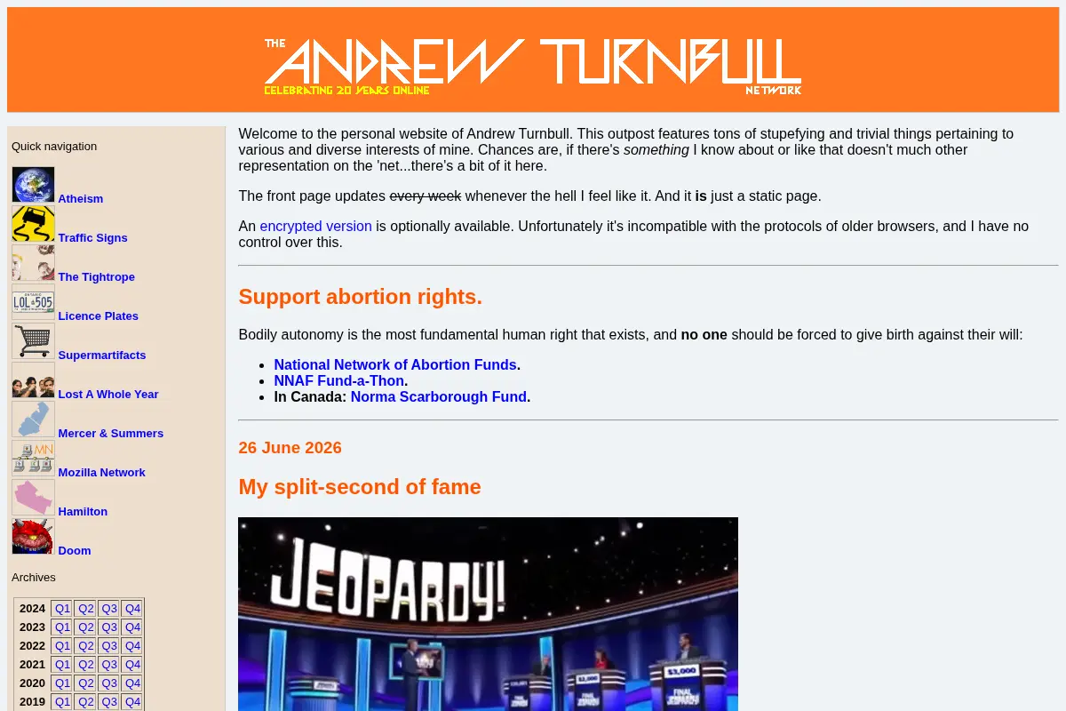 The Andrew Turnbull Network