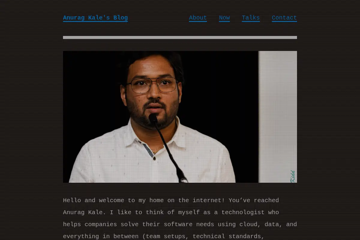 Anurag Kale's Blog