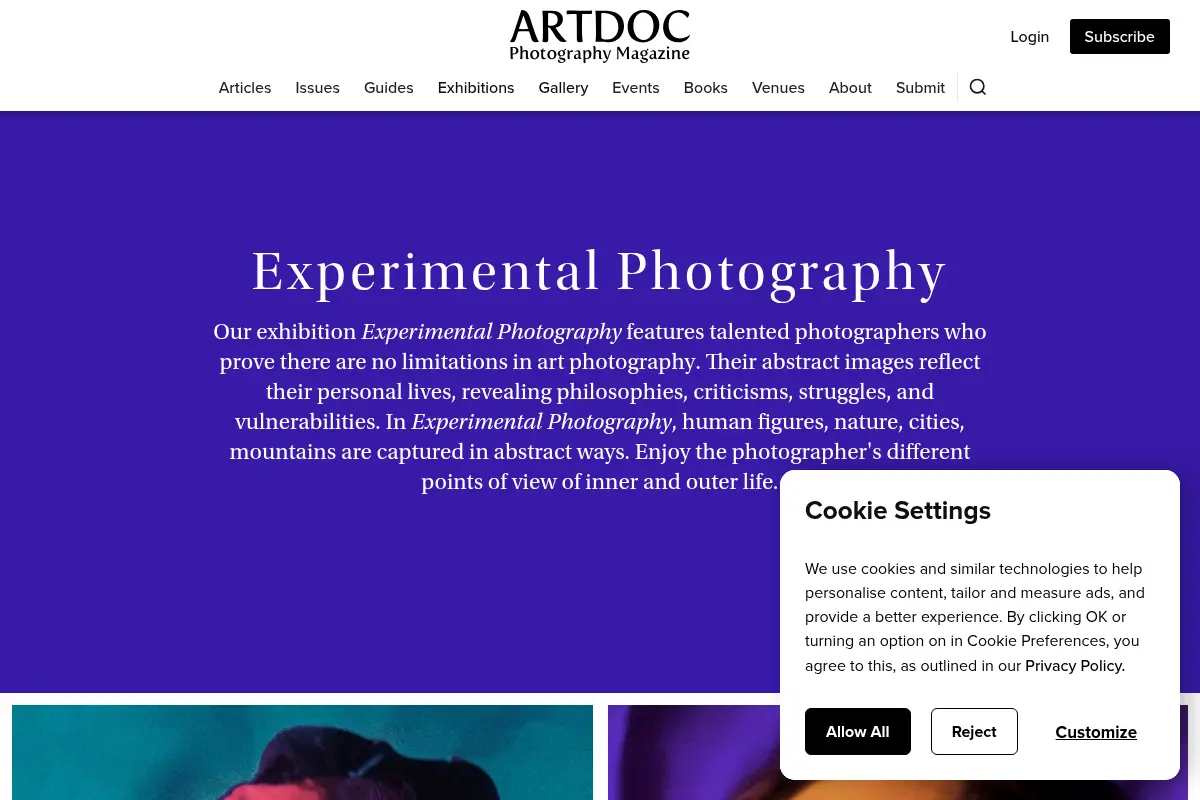 Experimental Photography Exhibition
