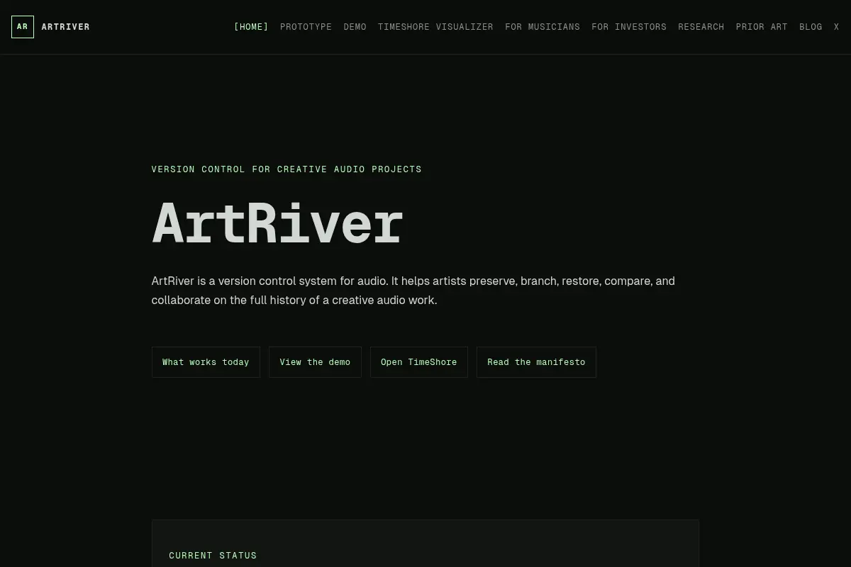 ArtRiver — Artistic Revision Tracker & Retriever Protocol