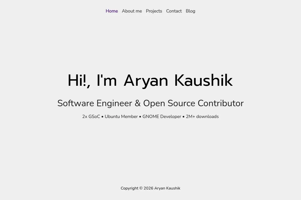 Aryan Kaushik