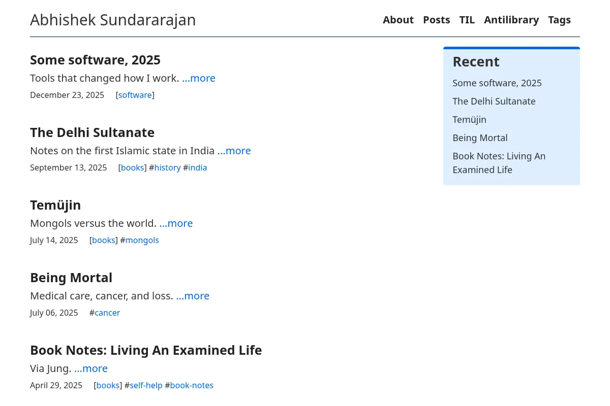 Abhishek Sundararajan