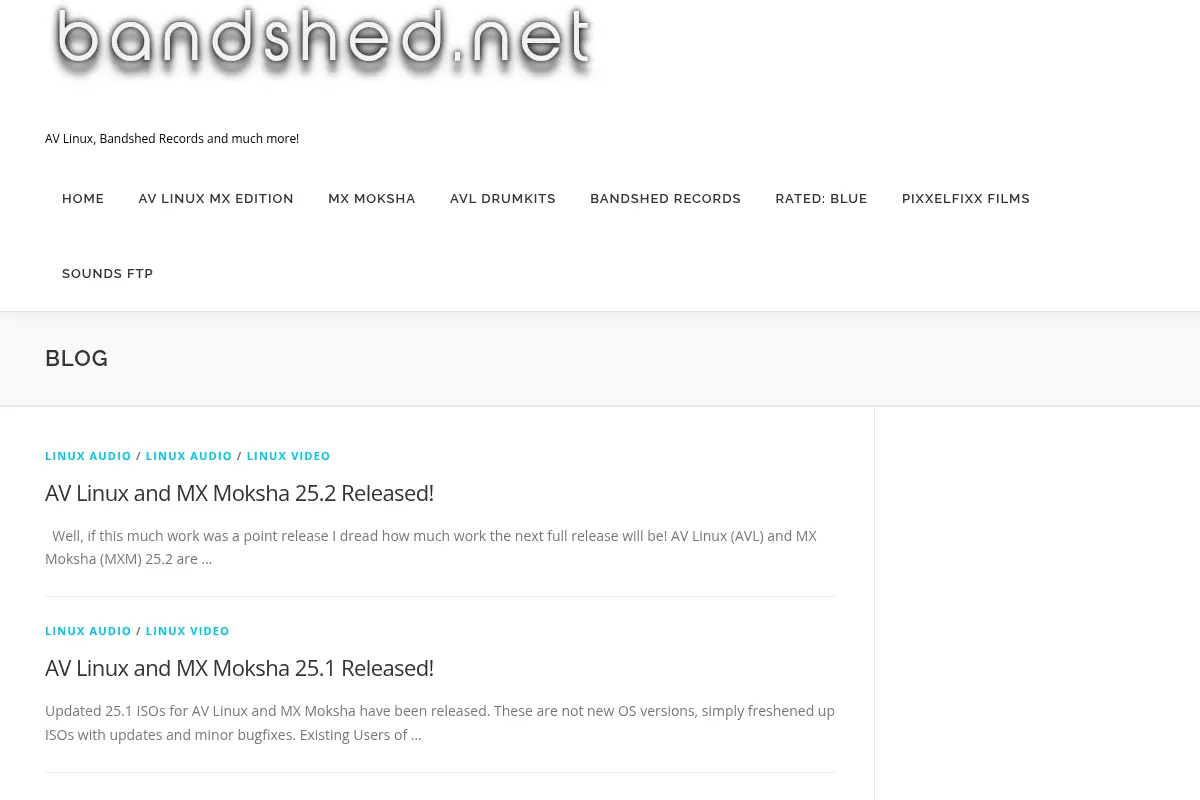 AV Linux, Bandshed Records and much more!