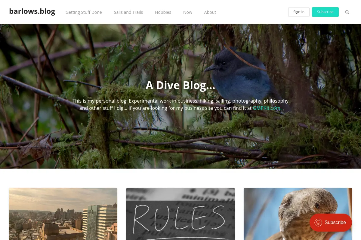 Mike Barlow's Blog