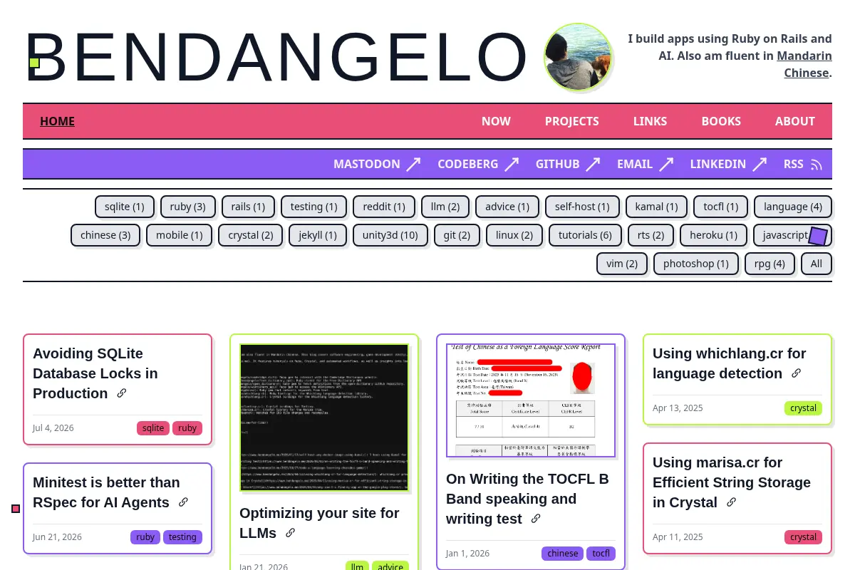 Bendangelo Blog