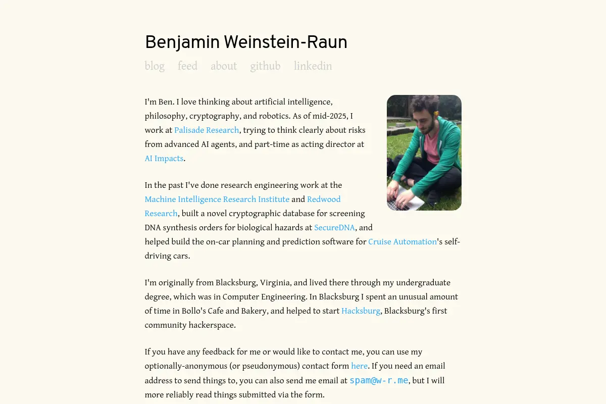 Benjamin Weinstein-Raun