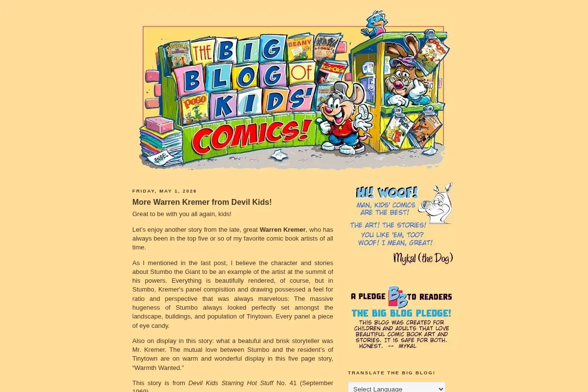 The Big Blog of Kids' Comics!