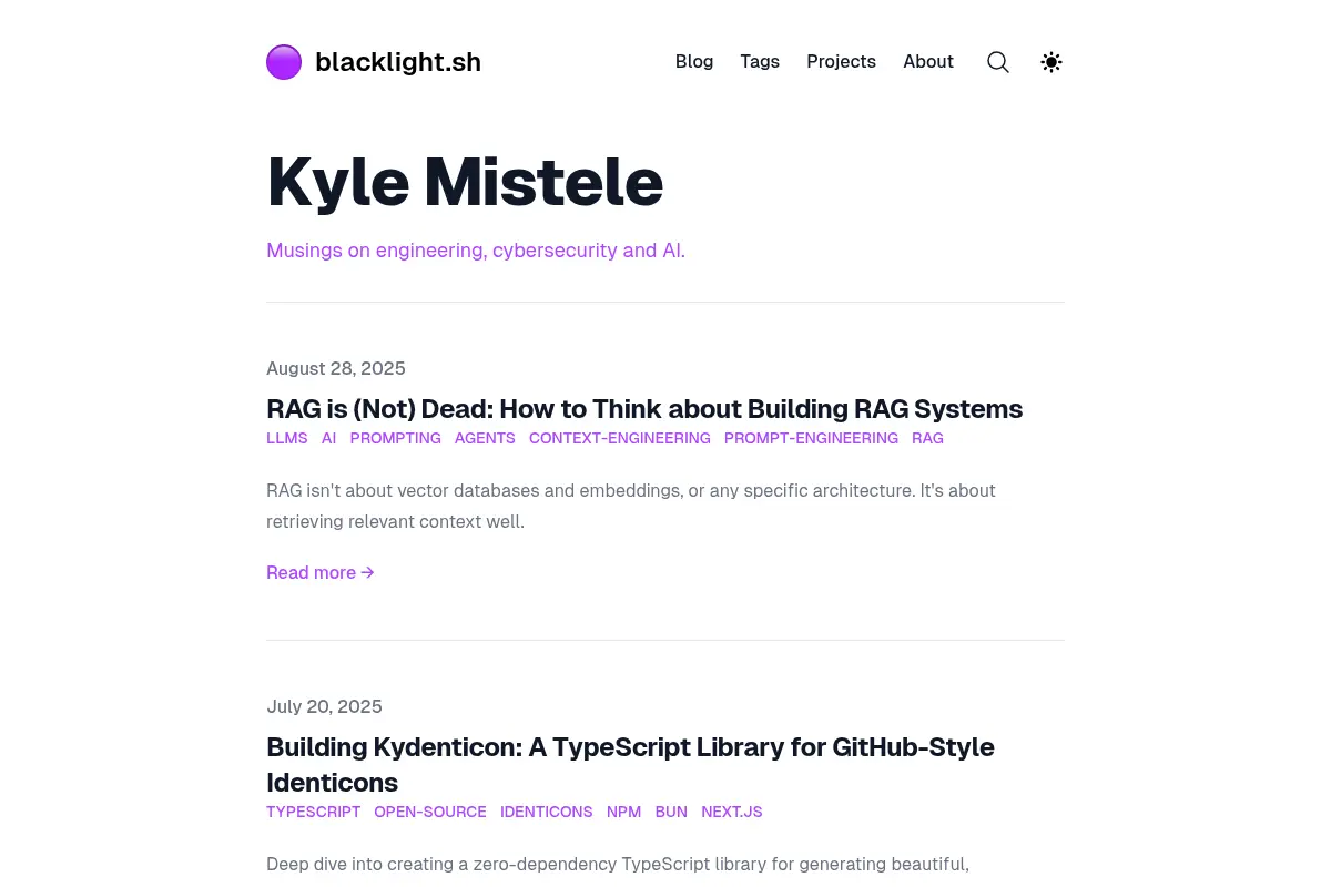 Kyle's Blog