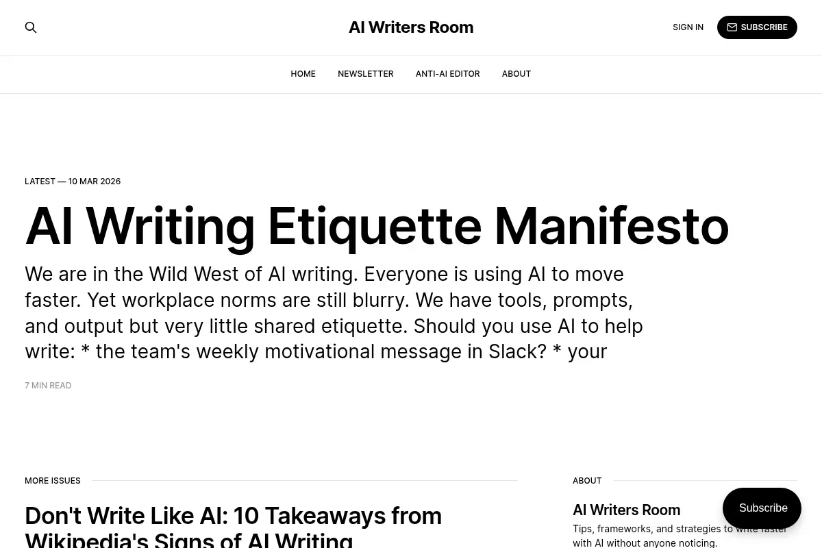 AI Writers Room