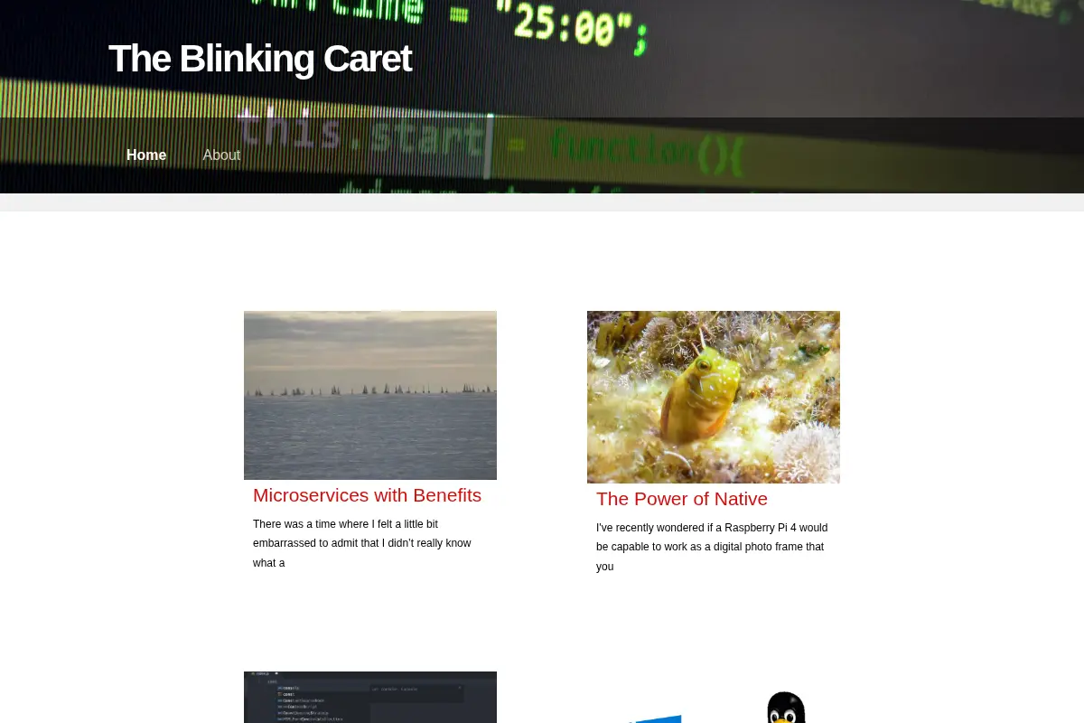 The Blinking Caret
