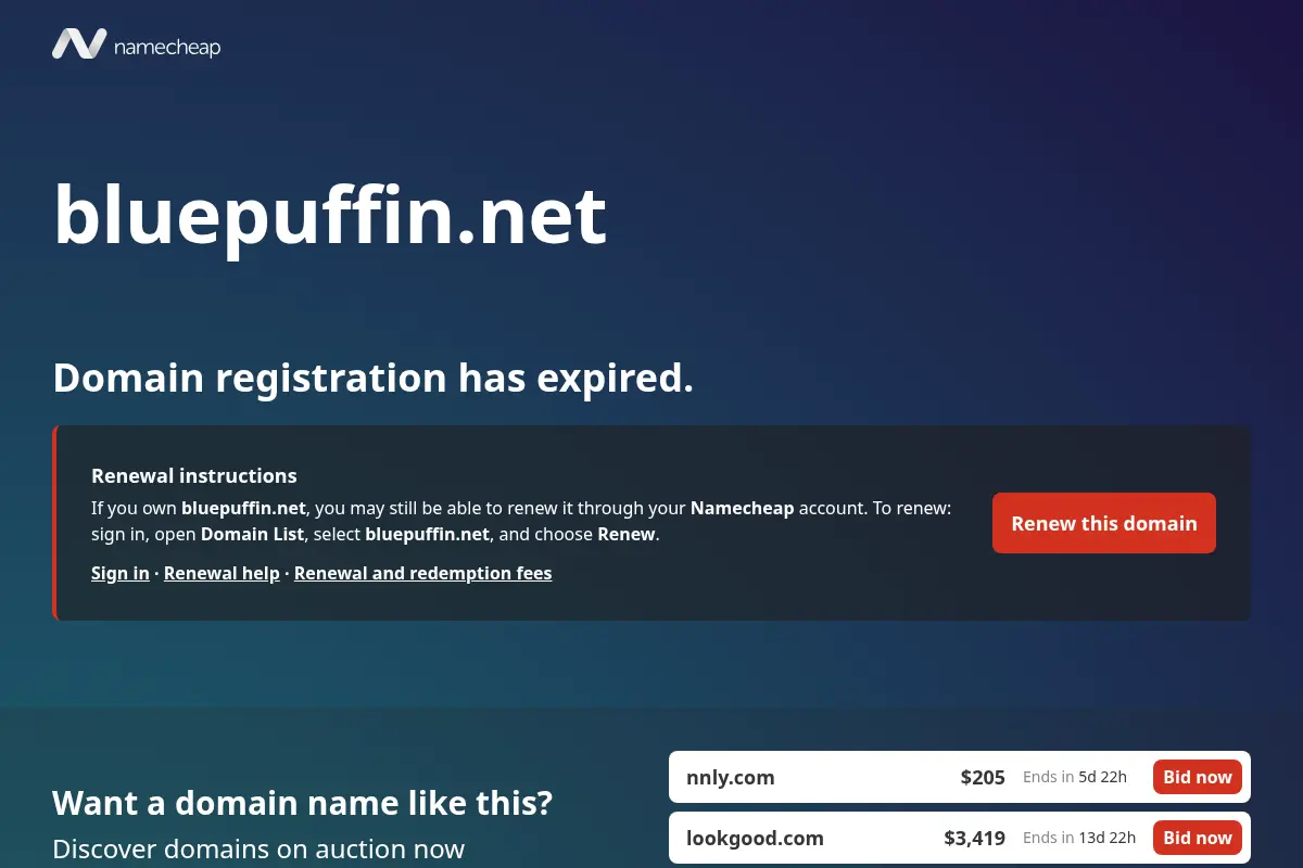 Blue Puffin