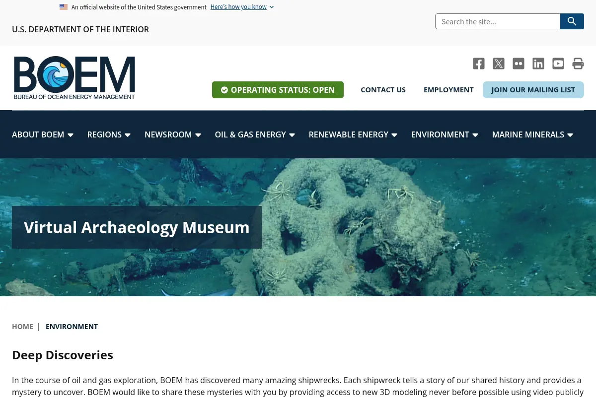 Virtual Archaeology Museum