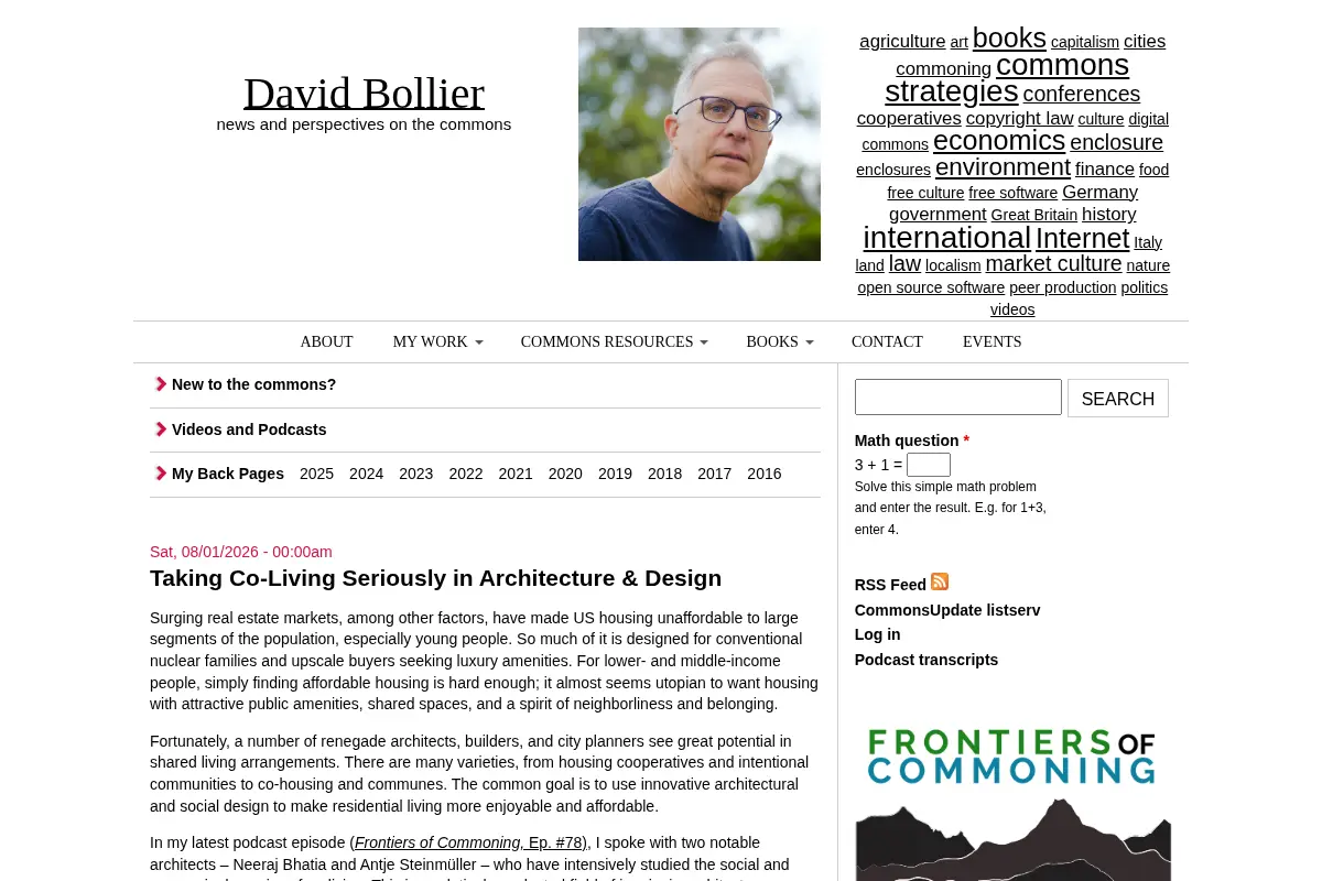 David Bollier | news and perspectives on the commons