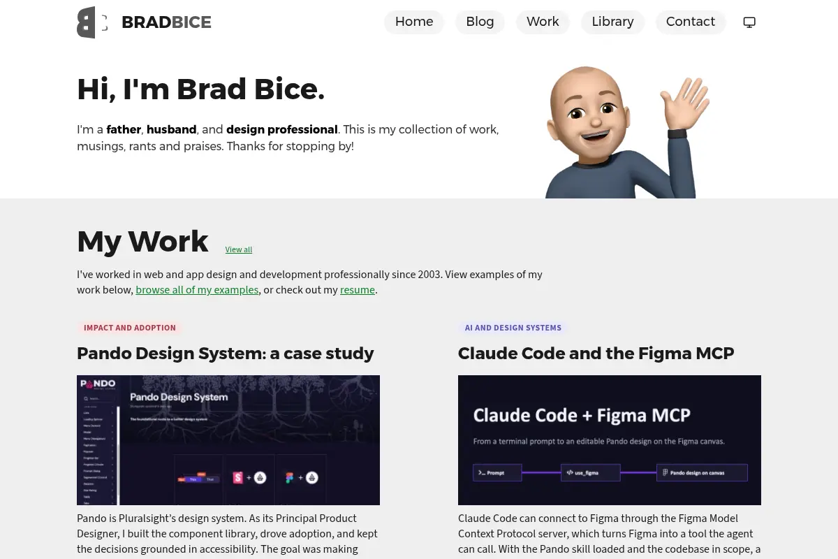 Brad Bice - Web Designer & Blogger