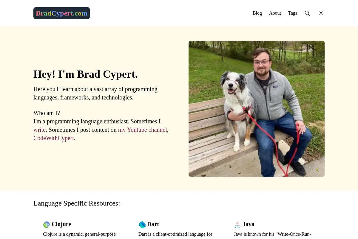 Brad Cypert's Blog