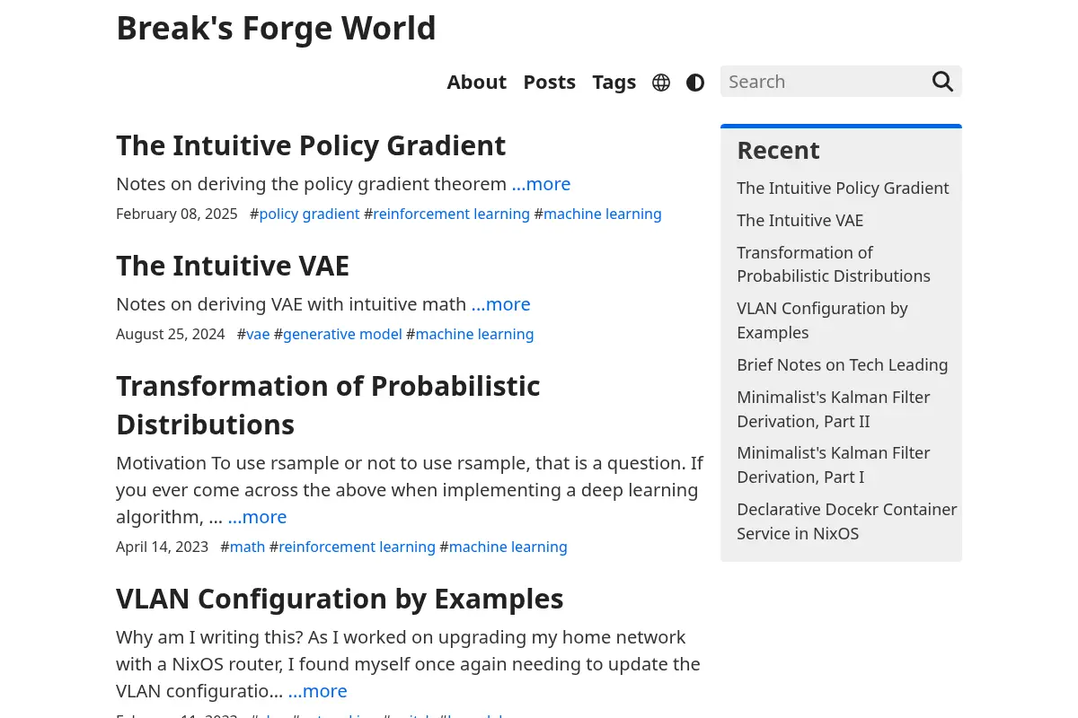 Break's Forge World