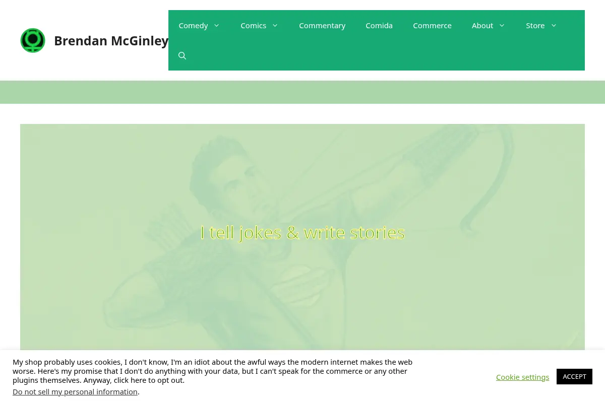 Brendan McGinley • Comedy, Comic Books & Commentary