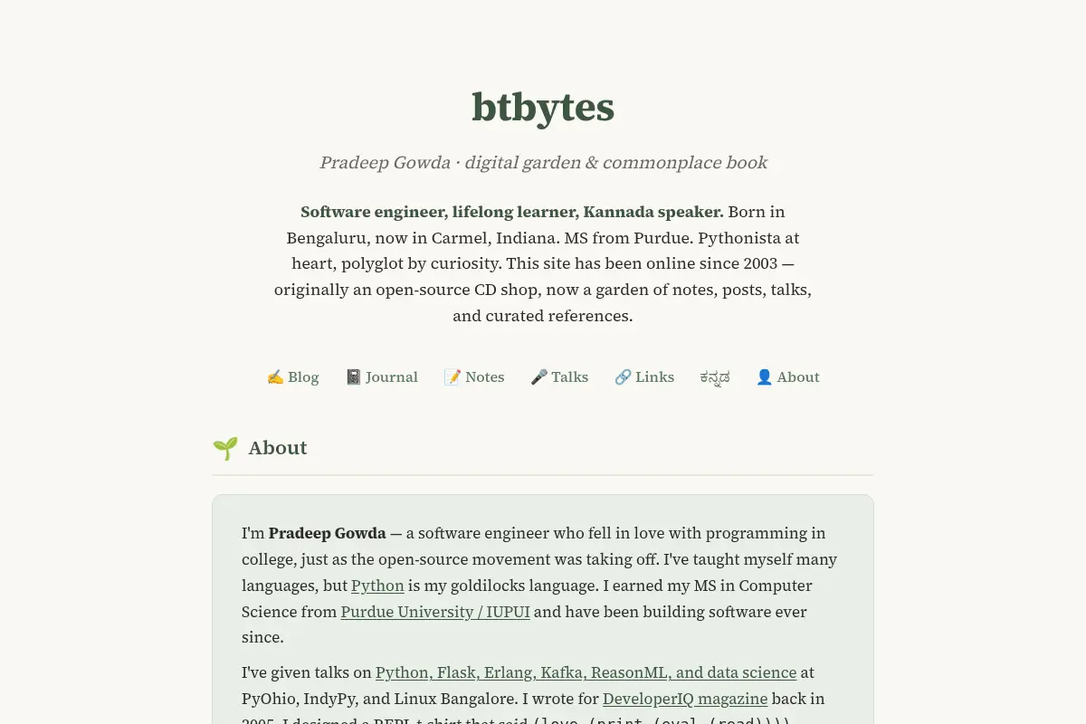 btbytes · Pradeep Gowda