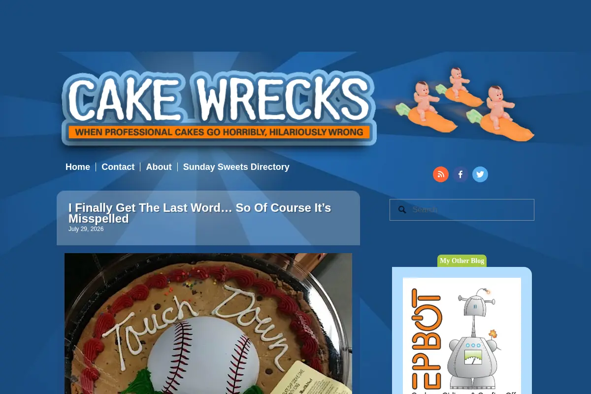 Cake Wrecks
