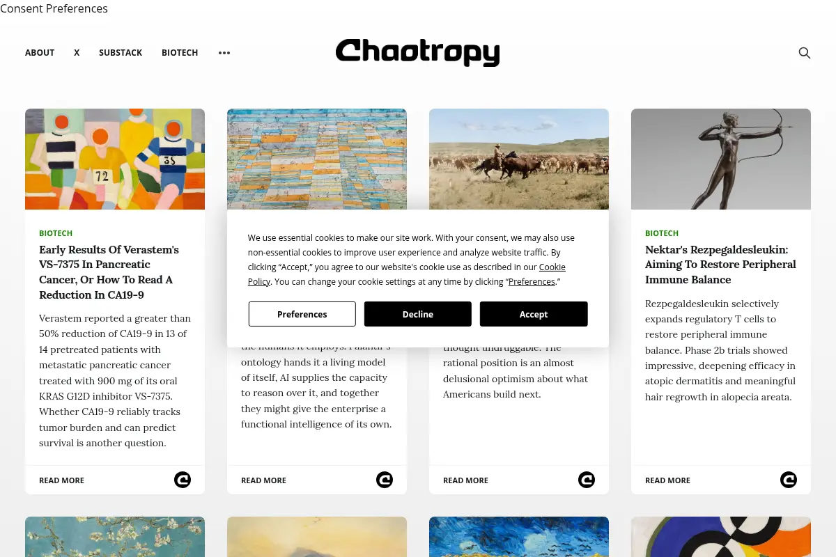 Chaotropy