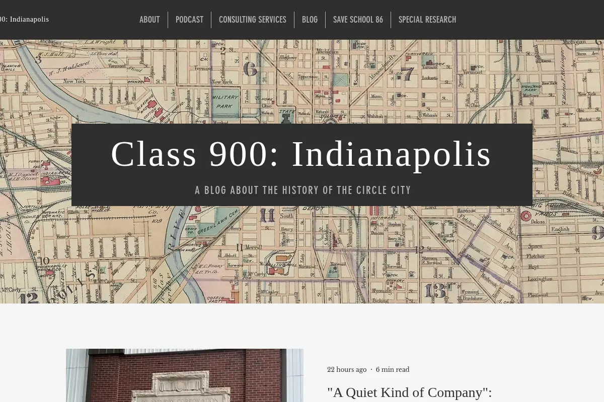 Class 900: Indianapolis History