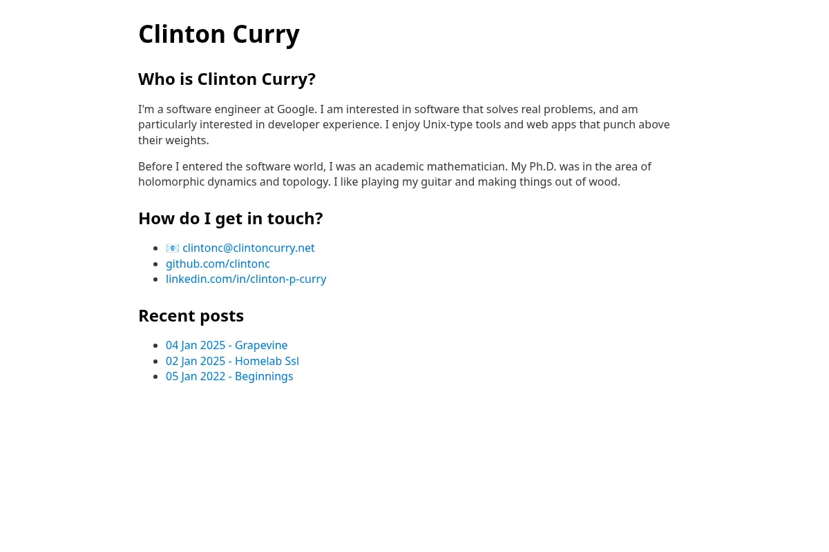 Clinton Curry