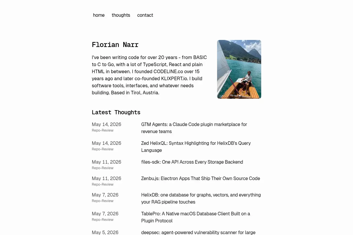 Florian Narr | Software Engineer